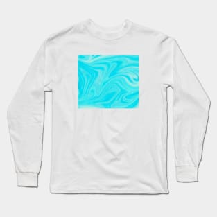 Abstract blue liquid 2 Long Sleeve T-Shirt